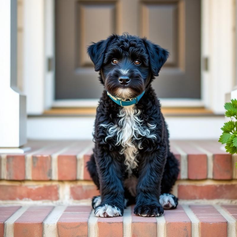 Pippa, a 18 months old aussiedoodle groomed by K-Pup in Biddeford, Maine