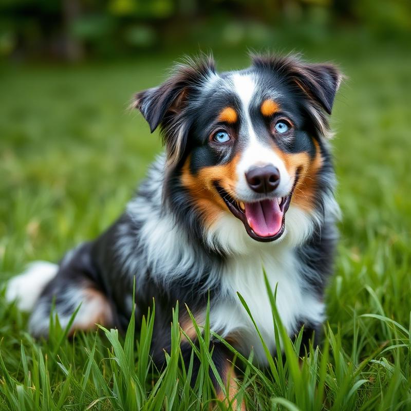 Juniper, a 4 years old Aussie groomed by K-Pup in Arundel, Maine