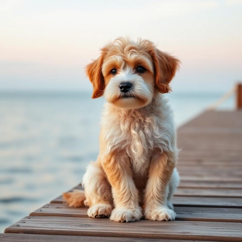 Clementine, a 3 years old cavapoo groomed by K-Pup in Kennebunkport, Maine