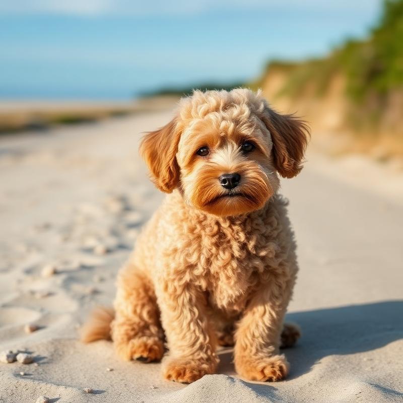 Sailor, a 4 years old cockapoo groomed by K-Pup in Old Orchard Beach, Maine