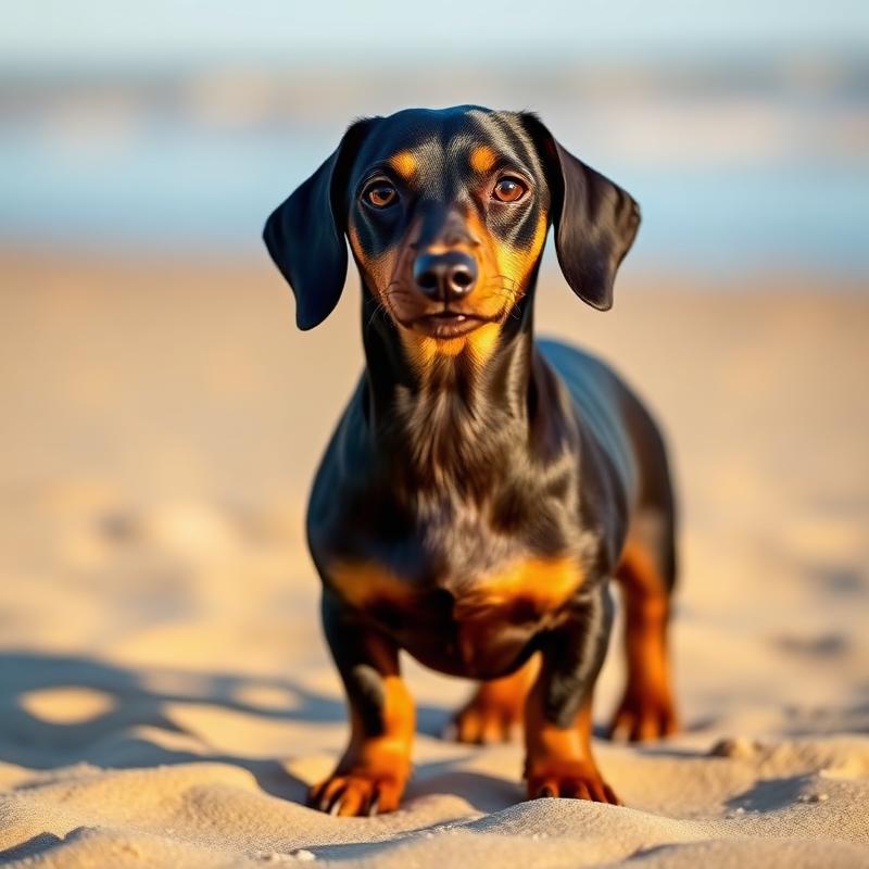 Otto, a 2 years old dachshund groomed by K-Pup in Wells, Maine