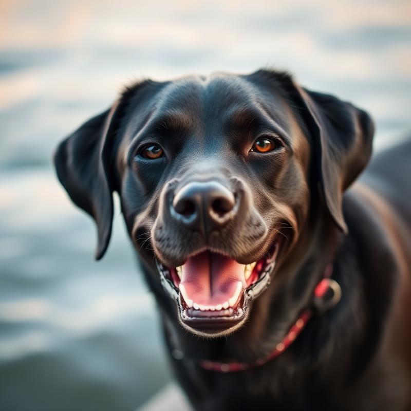 Moose, a 4 years old labrador retriever groomed by K-Pup in Old Orchard Beach, Maine