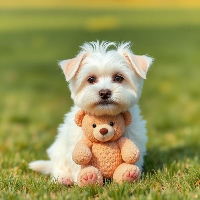 Snowy, a 4 years old Maltese groomed by K-Pup in Wells, Maine