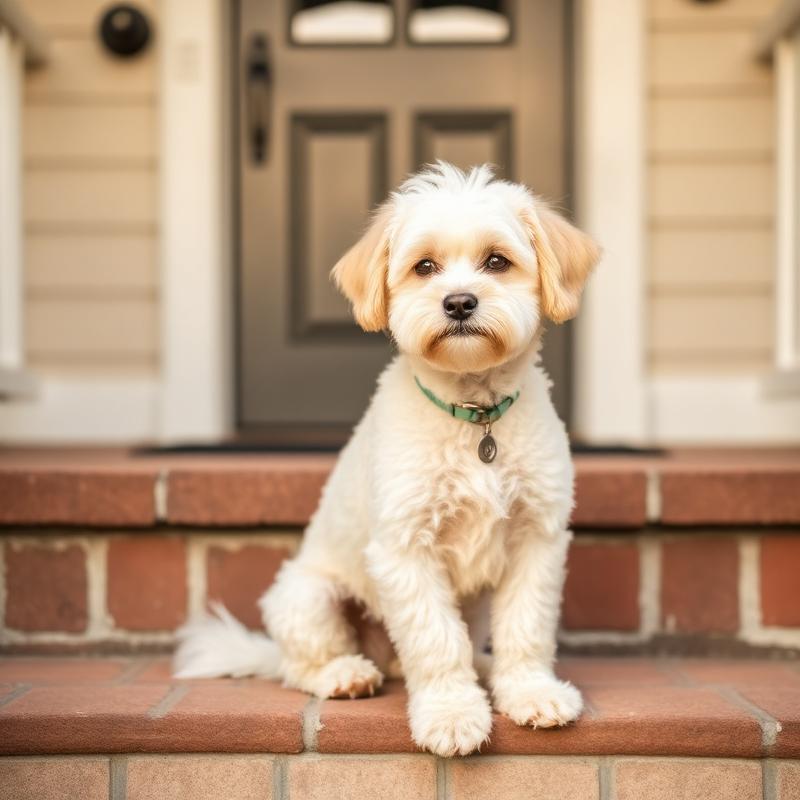 Sadie, a 13 years old maltipoo groomed by K-Pup in Old Orchard Beach, Maine