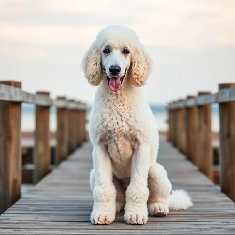 Beatrice, a 6 years old poodle groomed by K-Pup in Kennebunk, Maine