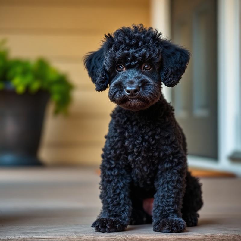 Louie, a 3 years old poodle groomed by K-Pup in Old Orchard Beach, Maine