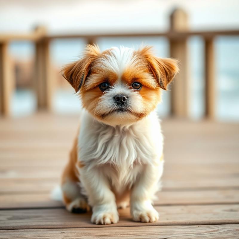 Miso, a 5 years old shih tzu groomed by K-Pup in Kennebunkport, Maine